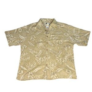 Vintage Banana Cabana Silk Hawaiian Shirt